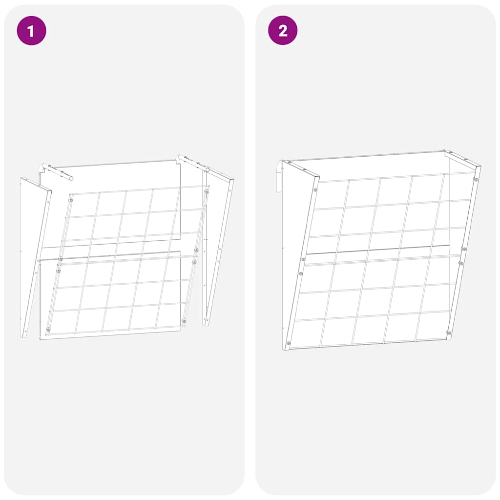 vidaXL Κρεμαστός τροφοδότης άχυρου Λαδί 61 x 33 x 66 εκ 5 kg