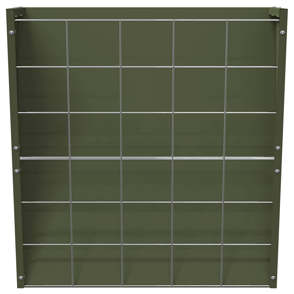 vidaXL Κρεμαστός τροφοδότης άχυρου Λαδί 61 x 33 x 66 εκ 5 kg