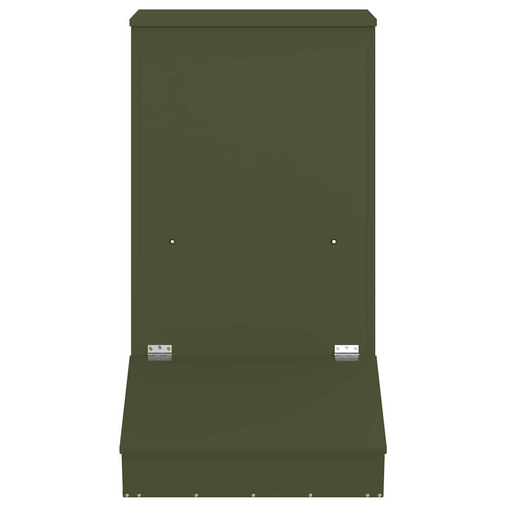 vidaXL Ταΐστρα Γουρουνιών Ελιά Πράσινη 55 x 51 x 91,5 εκ.