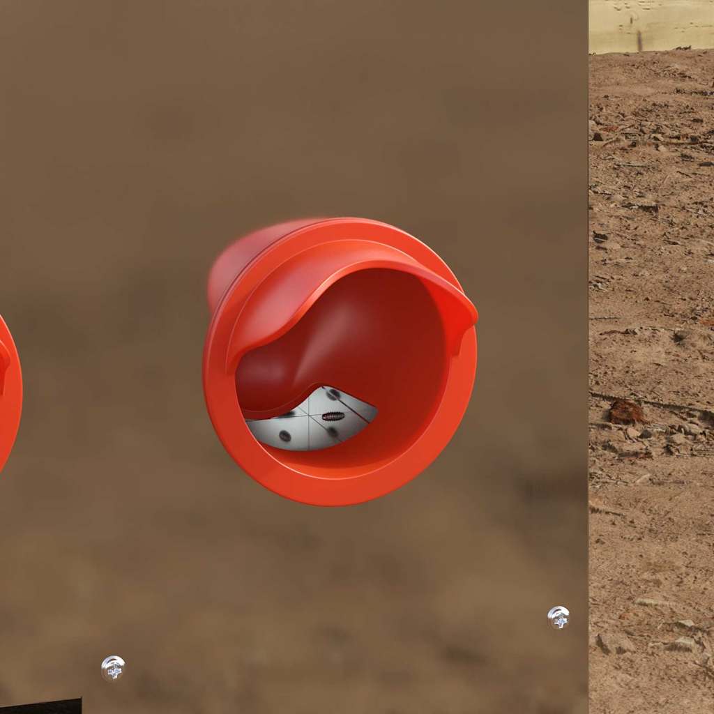 vidaXL Ταΐστρα κοτόπουλων Ασημί 60,5 x 29 x 51 εκ.