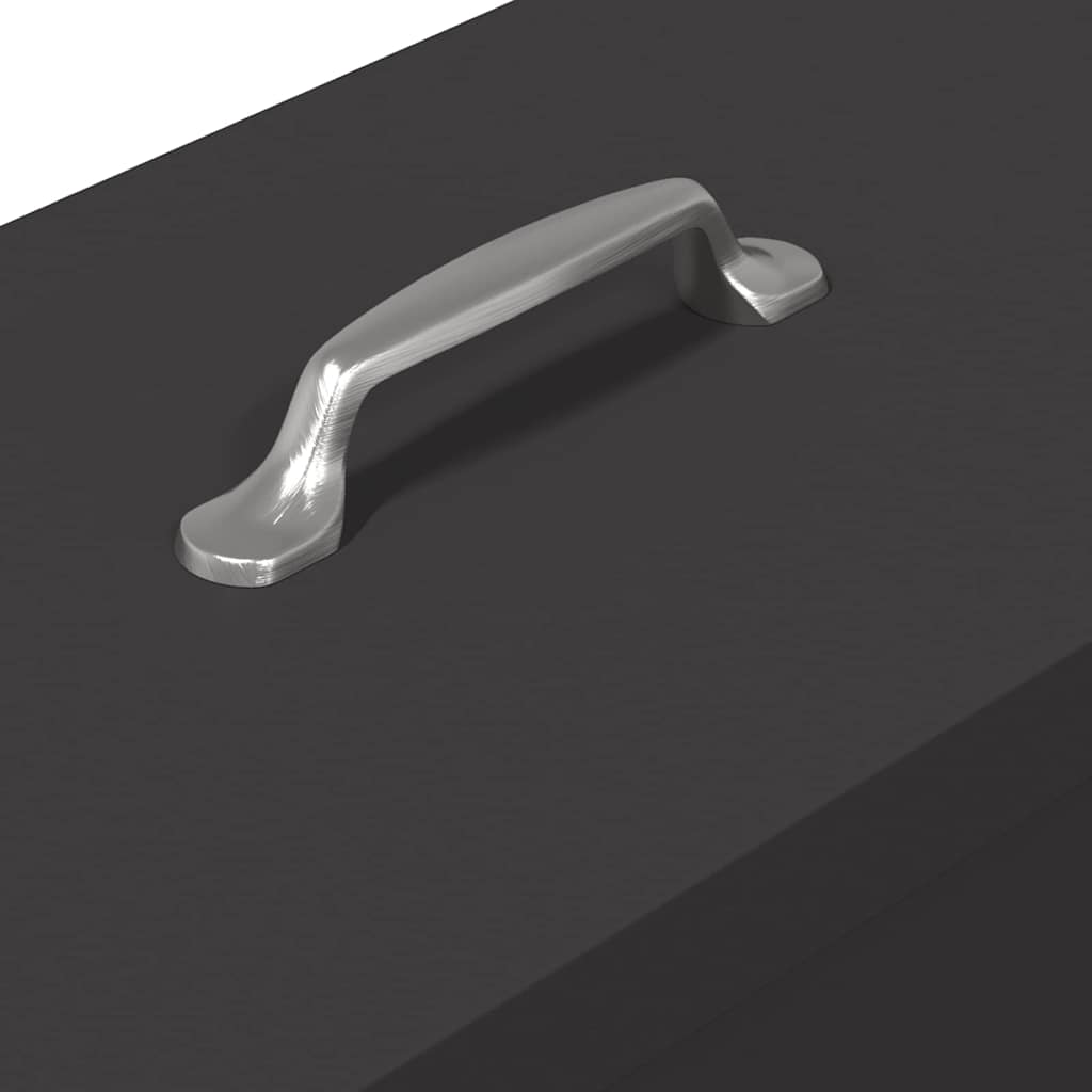 vidaXL Ταΐστρα κοτόπουλων Μαύρο 41,5 x 20,5 x 33 εκ