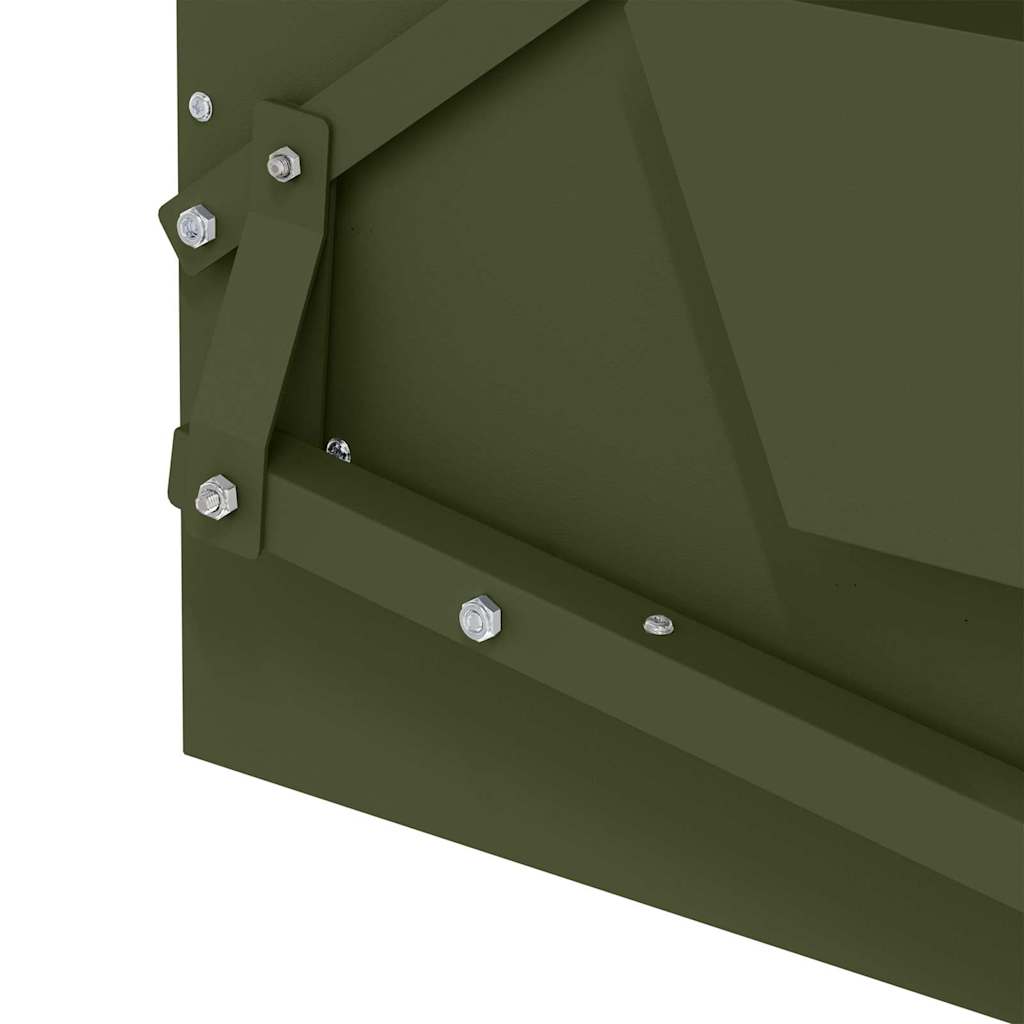 vidaXL Ταΐστρα Κοτόπουλου με Πεντάλ Λαδί 50 x 40 x 29 εκ. 2 κιλά