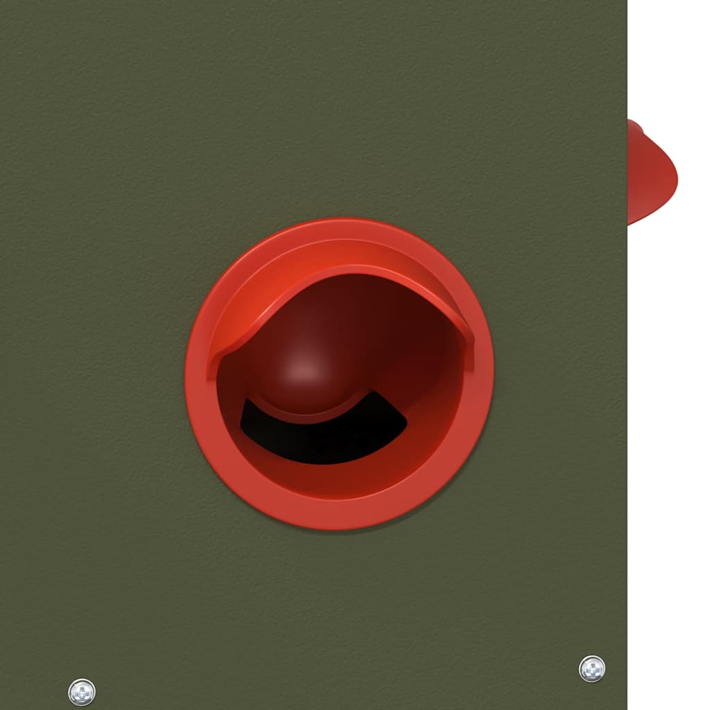 vidaXL Ταΐστρα κοτόπουλων 2 pcs Ελιά Πράσινη 32,5 x 20,5 x 43 εκ