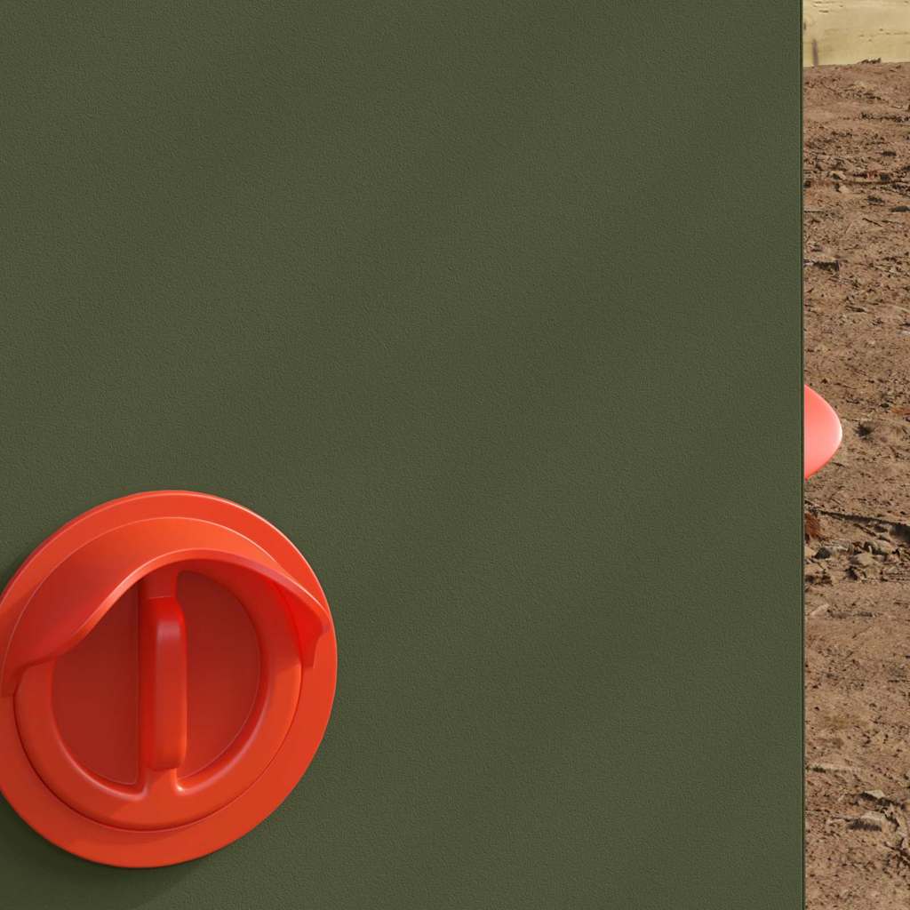 vidaXL Ταΐστρα κοτόπουλων 2 pcs Ελιά Πράσινη 32,5 x 20,5 x 43 εκ