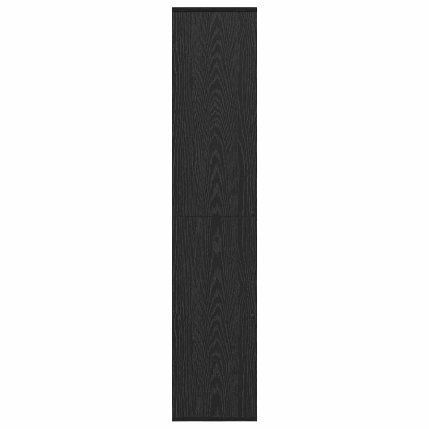 vidaXL Βιβλιοθήκη Μαύρη Οξυά 132 x 29 x 141,5 εκ. Επεξεργασμένο ξύλο