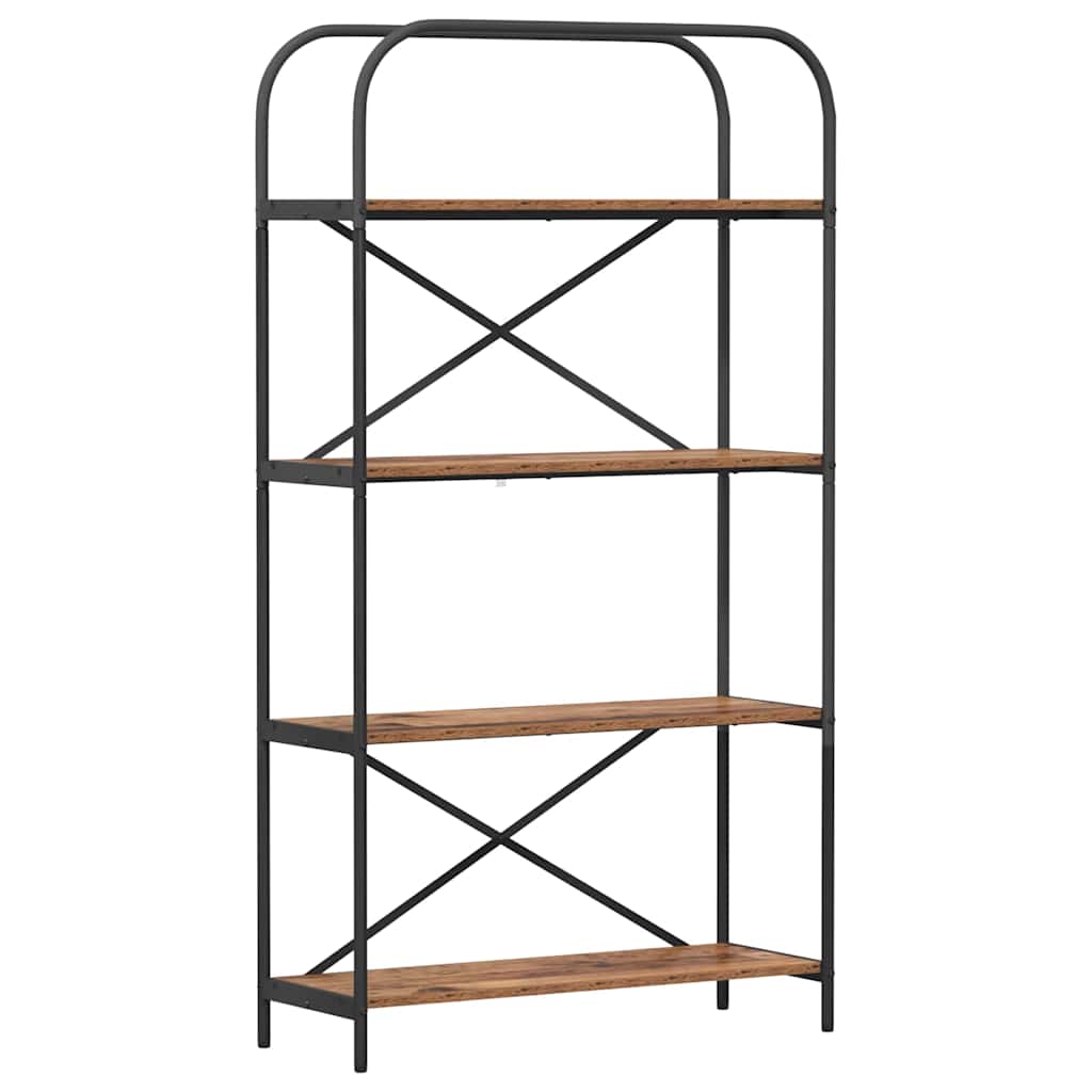 vidaXL Ράφι Βιβλίων Παλαιό ξύλο 80 x 30 x 146 εκ Επεξεργασμένο ξύλο