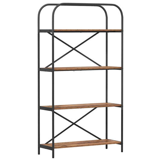 vidaXL Ράφι Βιβλίων Παλαιό ξύλο 80 x 30 x 146 εκ Επεξεργασμένο ξύλο