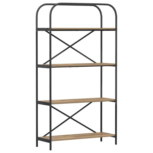 vidaXL Ράφι Βιβλίων Artisan Oak 80 x 30 x 146 εκ Επεξεργασμένο ξύλο