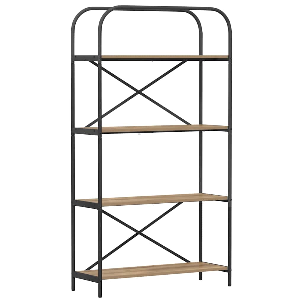 vidaXL Ράφι Βιβλίων Artisan Oak 80 x 30 x 146 εκ Επεξεργασμένο ξύλο