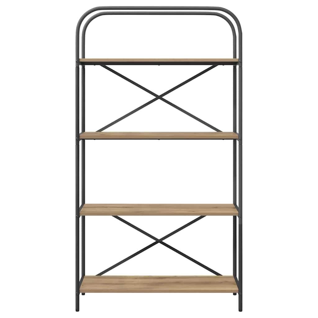 vidaXL Ράφι Βιβλίων Artisan Oak 80 x 30 x 146 εκ Επεξεργασμένο ξύλο