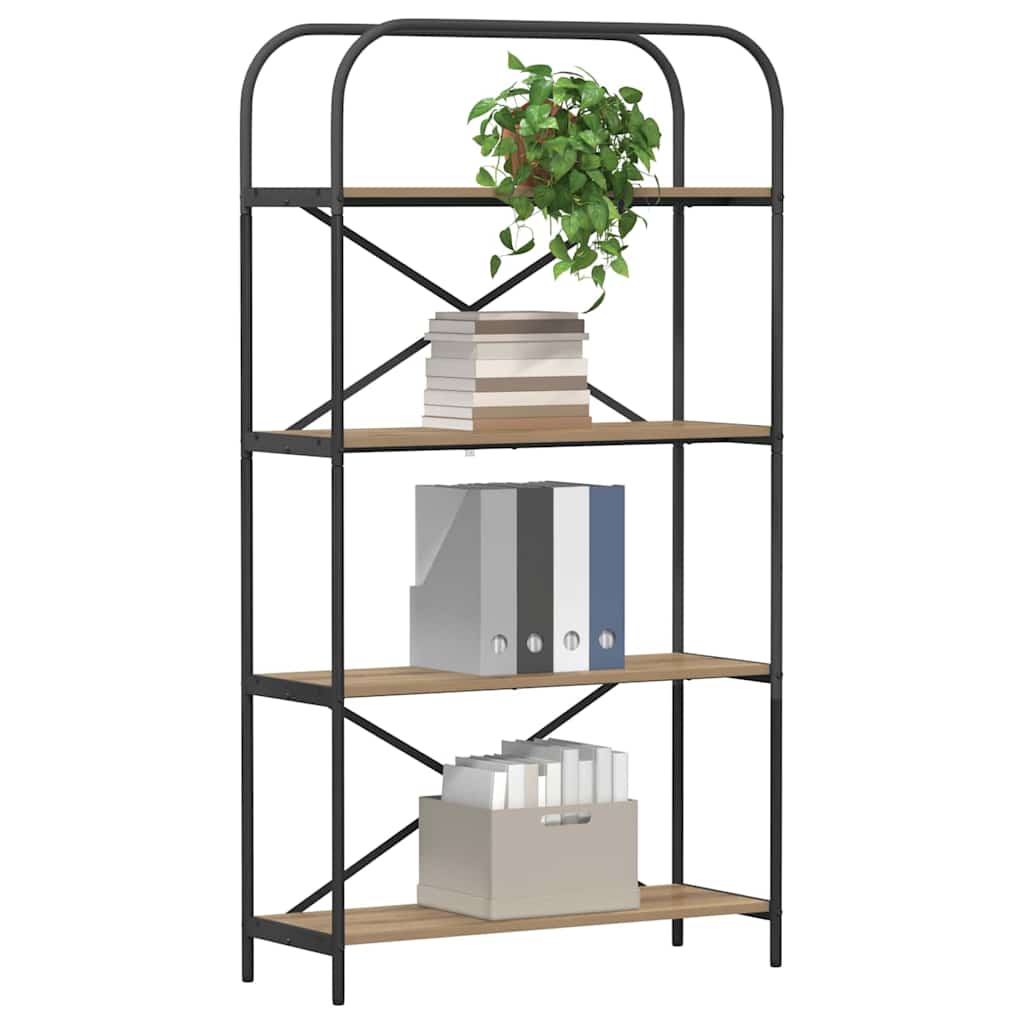 vidaXL Ράφι Βιβλίων Artisan Oak 80 x 30 x 146 εκ Επεξεργασμένο ξύλο