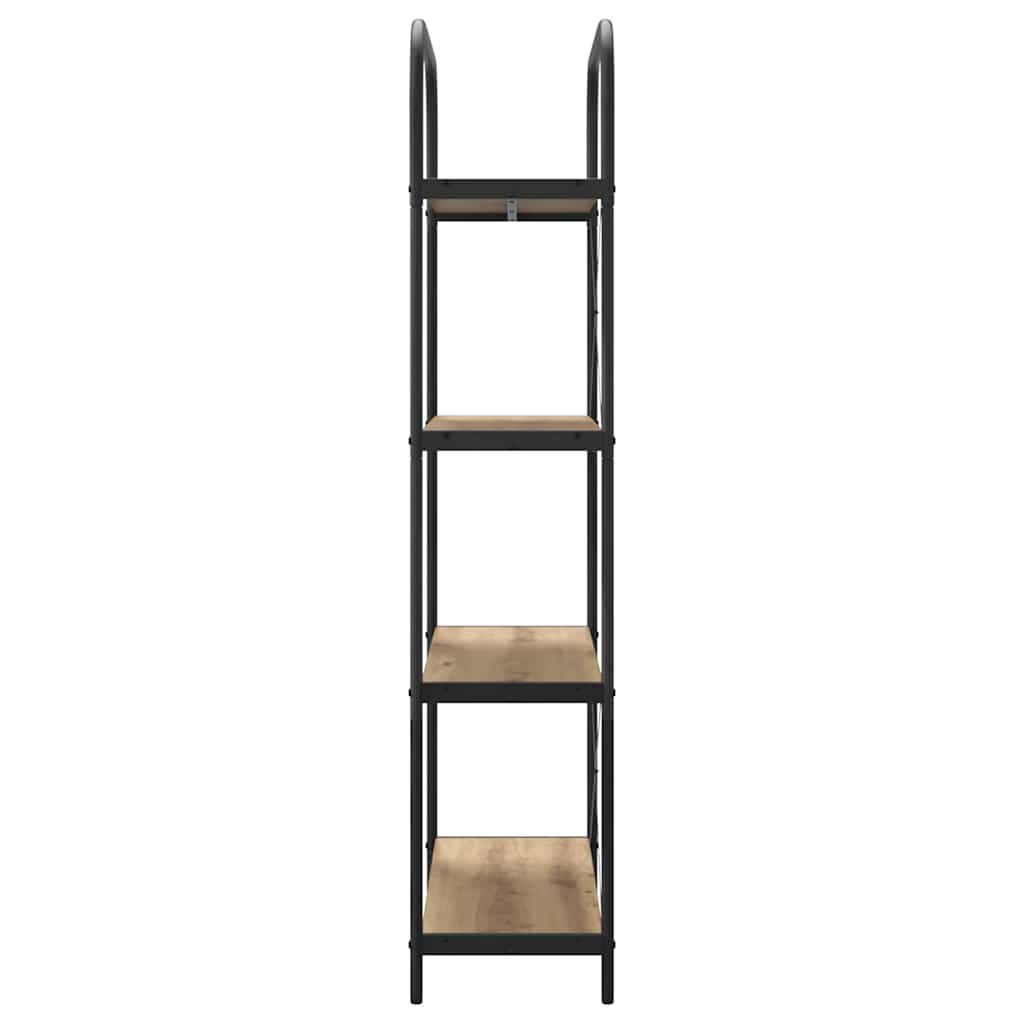 vidaXL Ράφι Βιβλίων Artisan Oak 80 x 30 x 146 εκ Επεξεργασμένο ξύλο