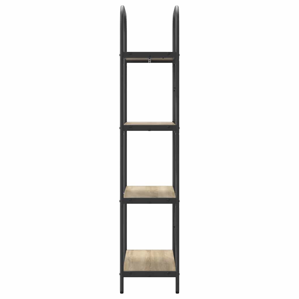 vidaXL Ράφι Βιβλίων Δρύς Sonoma 60 x 30 x 146 εκ Επεξεργασμένο ξύλο