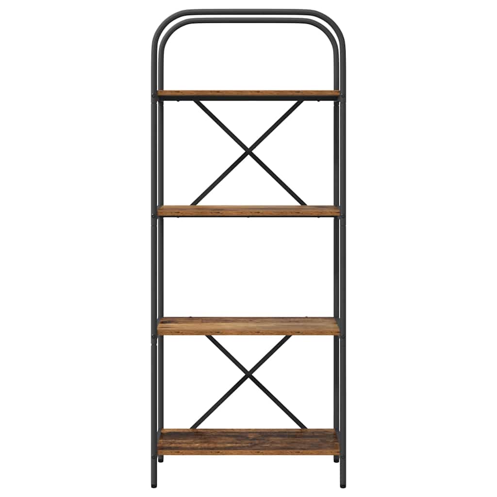 vidaXL Ράφι Βιβλίων Παλαιό ξύλο 60 x 30 x 146 εκ Επεξεργασμένο ξύλο