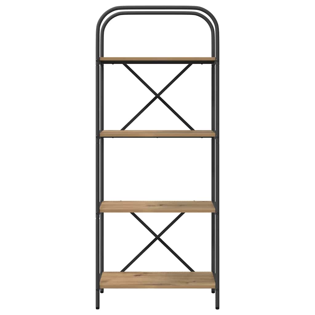 vidaXL Ράφι Βιβλίων artisan δρυς 60 x 30 x 146 εκ Επεξεργασμένο ξύλο