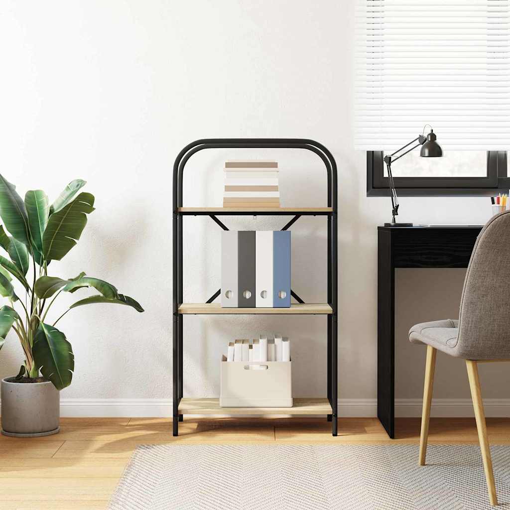 vidaXL Ράφι Βιβλίων Δρύς Sonoma 60 x 30 x 109 εκ Επεξεργασμένο ξύλο