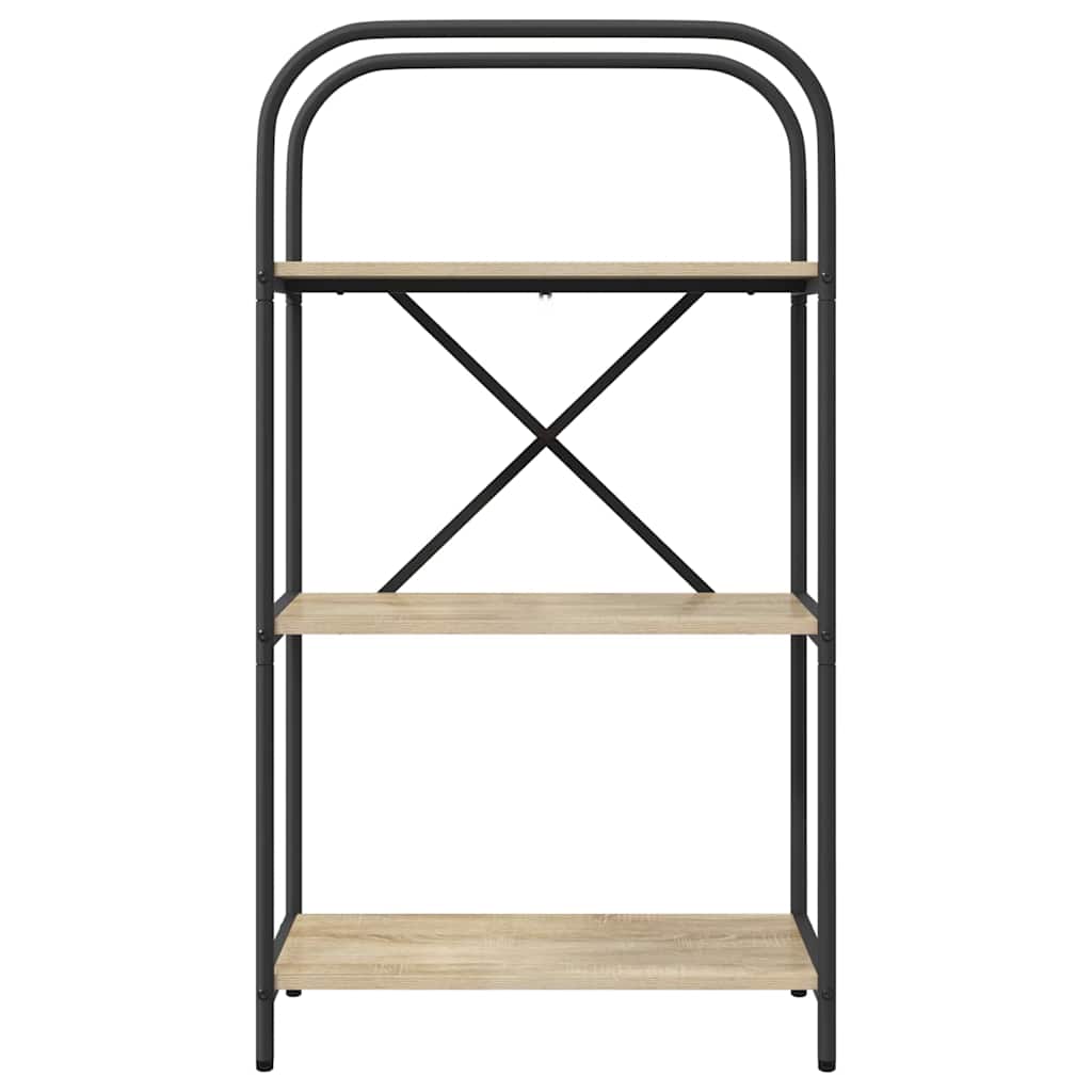 vidaXL Ράφι Βιβλίων Δρύς Sonoma 60 x 30 x 109 εκ Επεξεργασμένο ξύλο