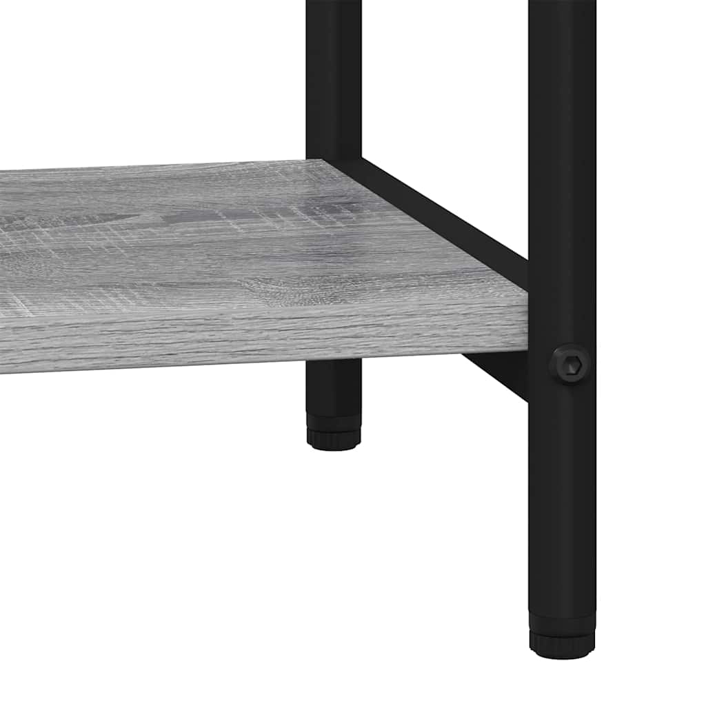 vidaXL Ράφι Βιβλίων Γκρίζο Σονομα 60 x 30 x 109 εκ Επεξεργασμένο ξύλο