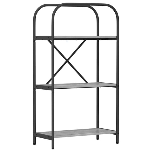 vidaXL Ράφι Βιβλίων Γκρι sonoma 60 x 30 x 109 εκ Επεξεργασμένο ξύλο