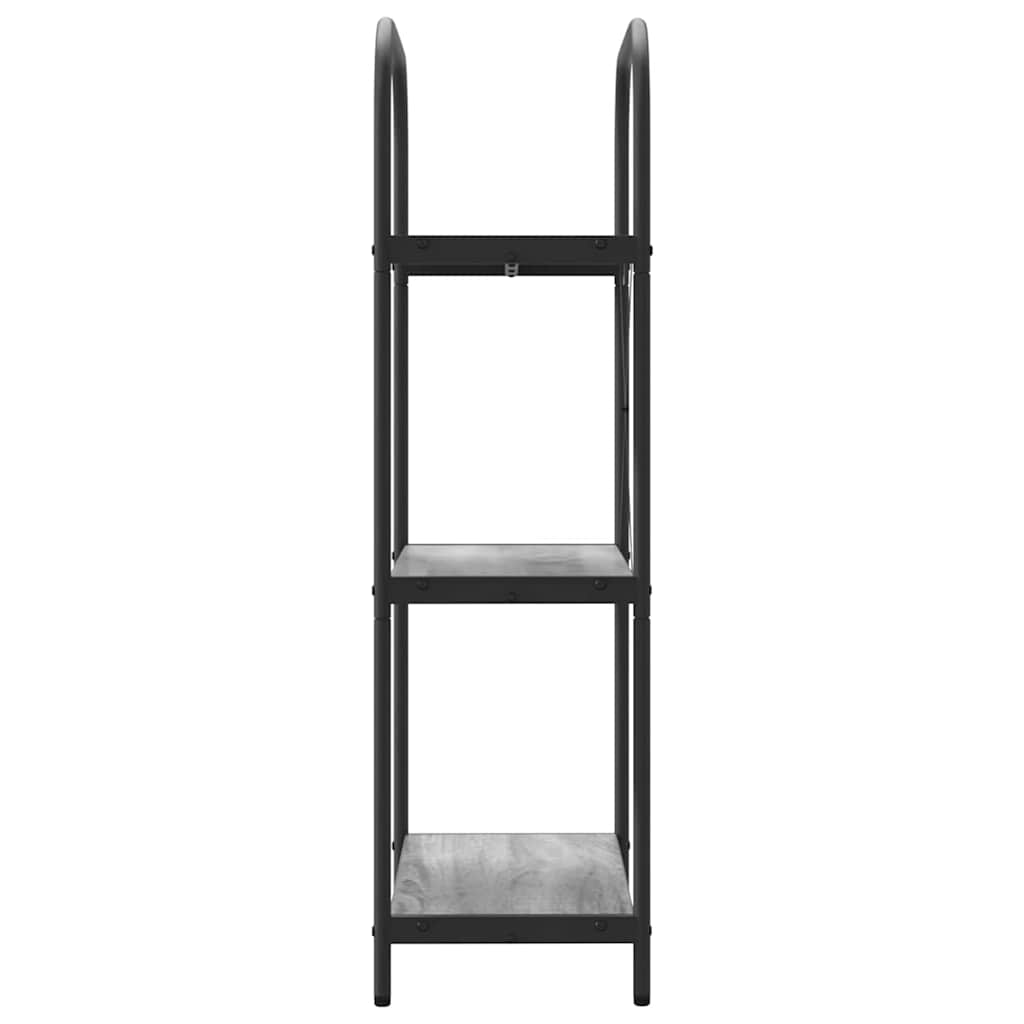 vidaXL Ράφι Βιβλίων Γκρι sonoma 60 x 30 x 109 εκ Επεξεργασμένο ξύλο
