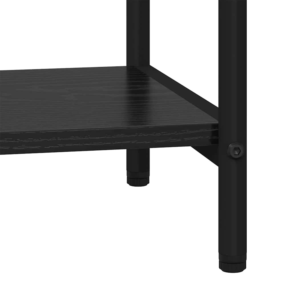 vidaXL Ράφι Βιβλίων Μαύρη Οξυά 40 x 30 x 183 εκ Επεξεργασμένο ξύλο