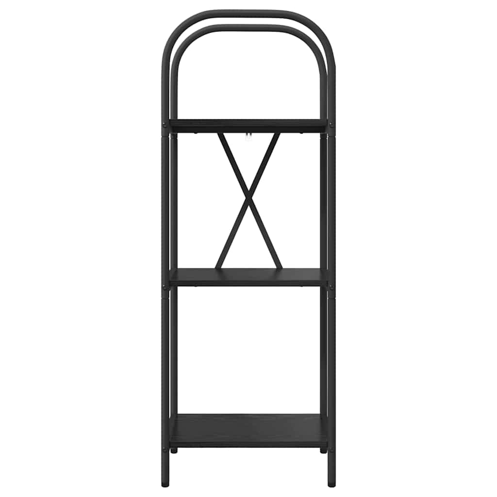 vidaXL Ράφι Βιβλίων Μαύρη δρυς 40 x 30 x 109 εκ Επεξεργασμένο ξύλο