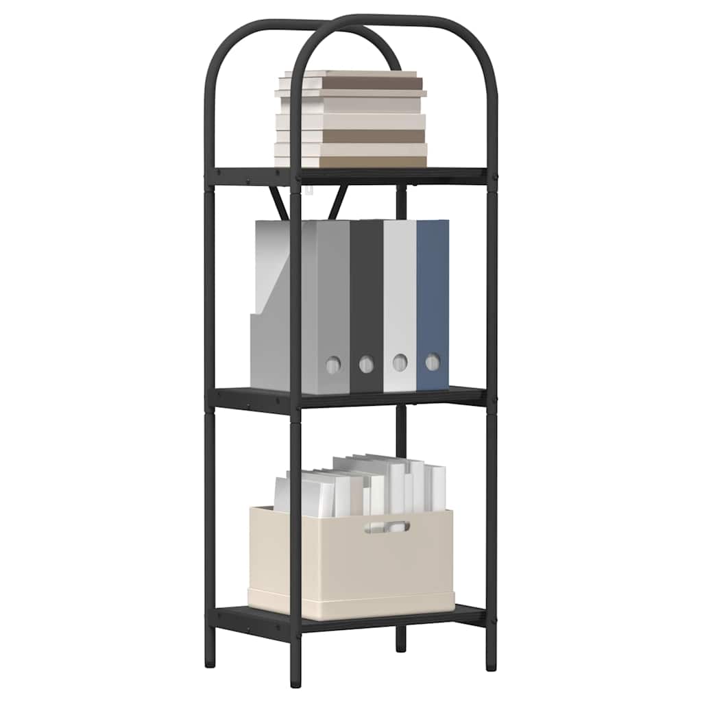 vidaXL Ράφι Βιβλίων Μαύρη δρυς 40 x 30 x 109 εκ Επεξεργασμένο ξύλο