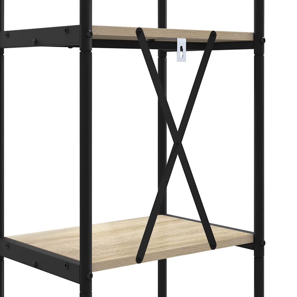 vidaXL Ράφι Βιβλίων Δρύς Sonoma 40 x 30 x 109 εκ Επεξεργασμένο ξύλο