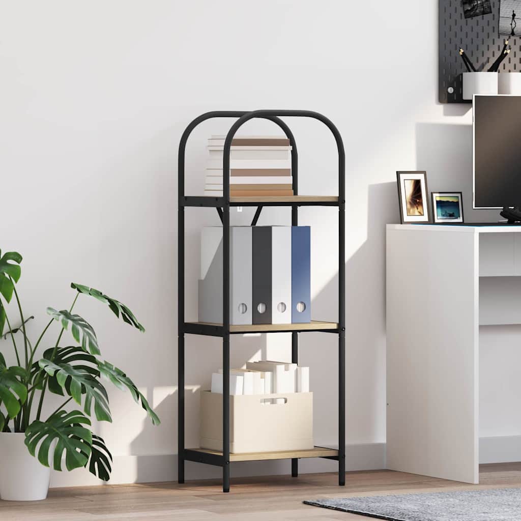 vidaXL Ράφι Βιβλίων Δρύς Sonoma 40 x 30 x 109 εκ Επεξεργασμένο ξύλο