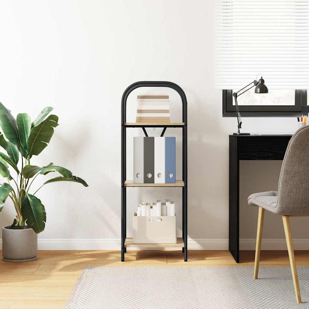 vidaXL Ράφι Βιβλίων Sonoma Δρυς 40 x 30 x 109 εκ Επεξεργασμένο ξύλο