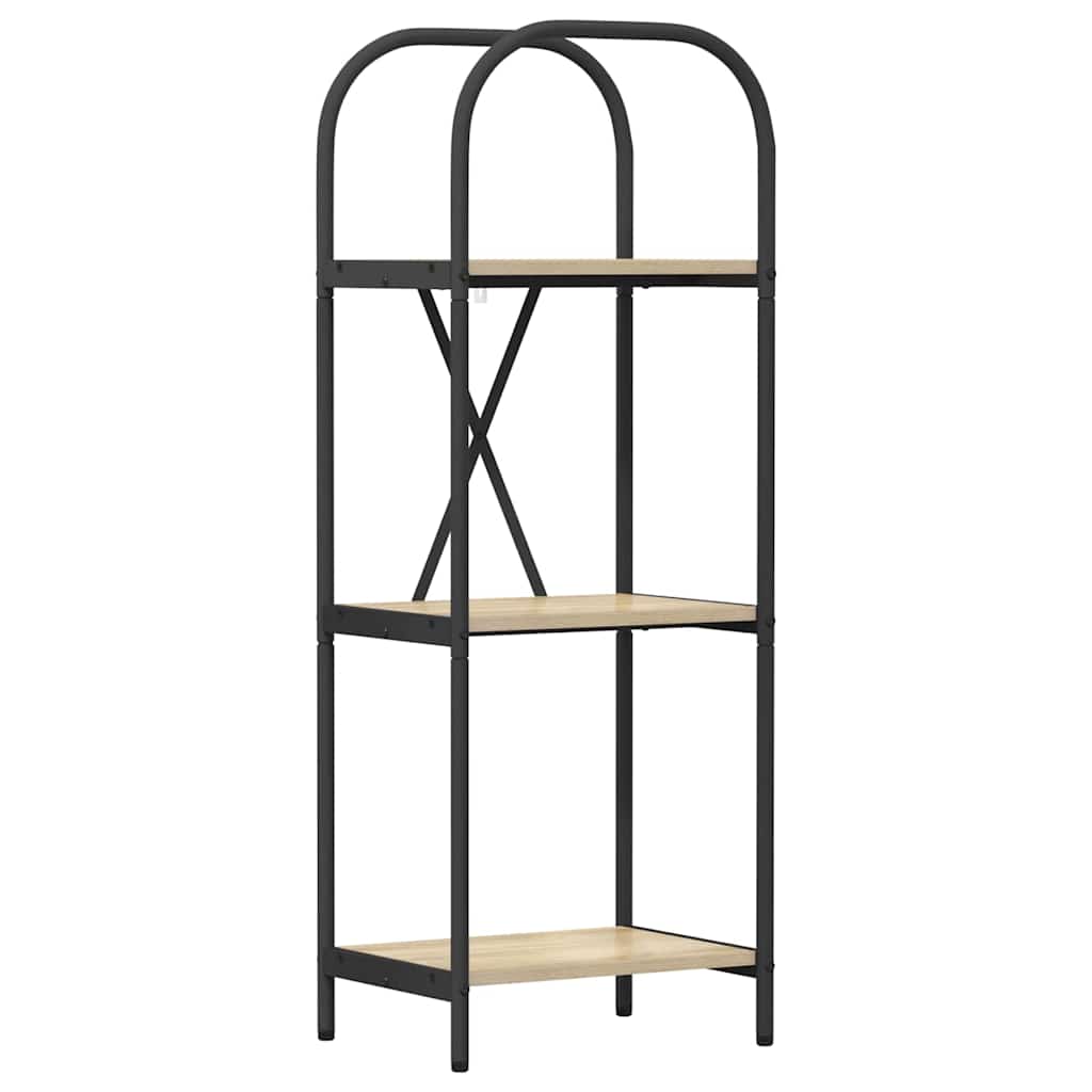 vidaXL Ράφι Βιβλίων Δρύς Sonoma 40 x 30 x 109 εκ Επεξεργασμένο ξύλο