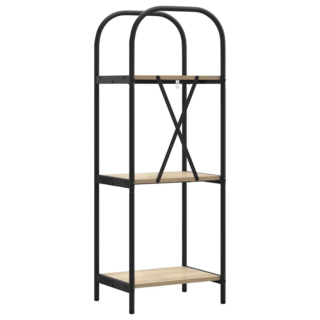 vidaXL Ράφι Βιβλίων Δρύς Sonoma 40 x 30 x 109 εκ Επεξεργασμένο ξύλο