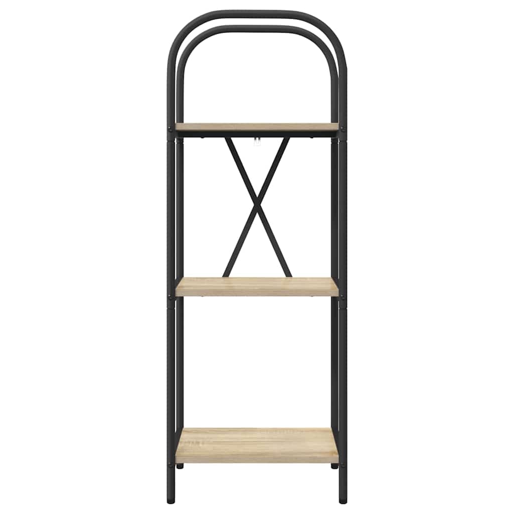 vidaXL Ράφι Βιβλίων Sonoma Δρυς 40 x 30 x 109 εκ Επεξεργασμένο ξύλο