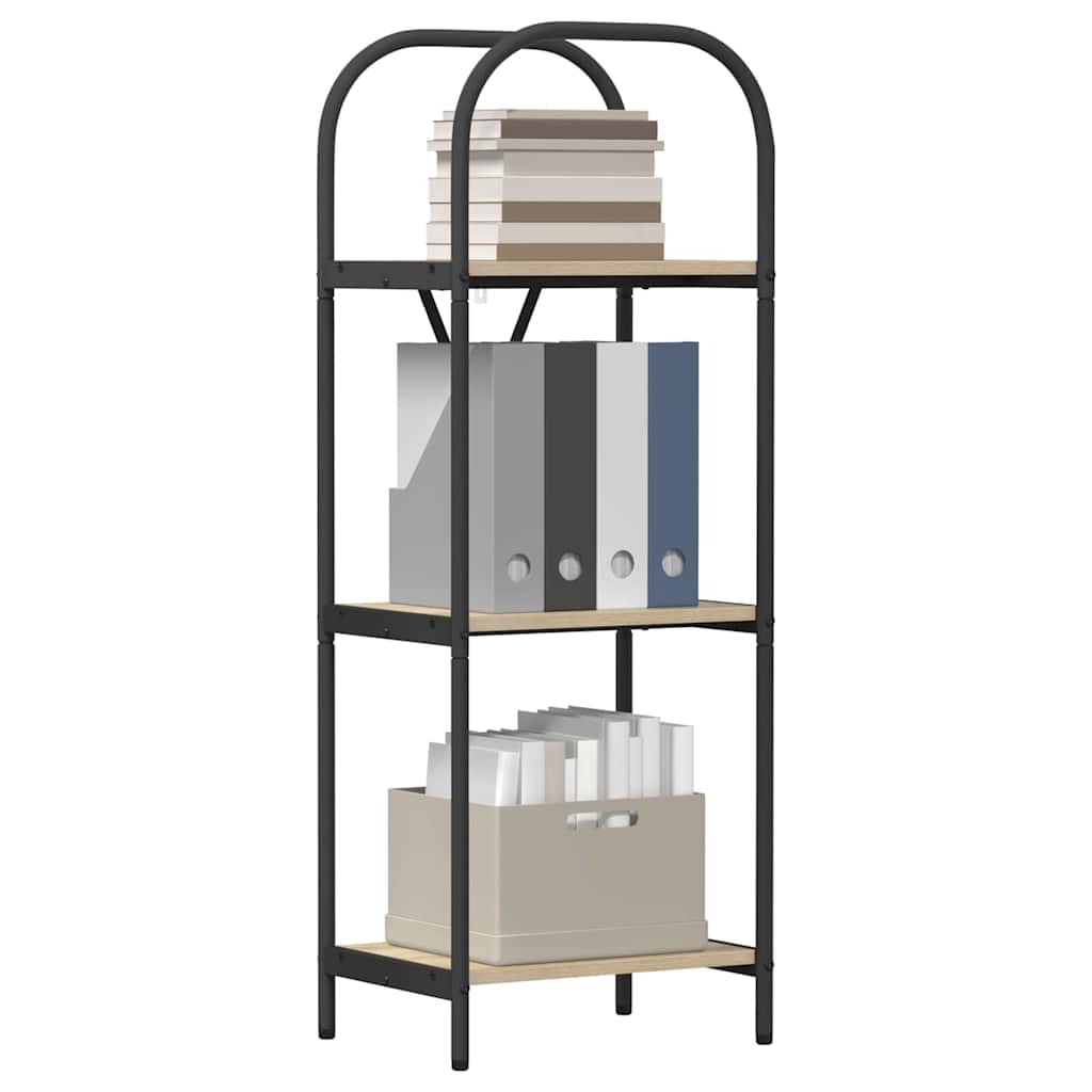 vidaXL Ράφι Βιβλίων Δρύς Sonoma 40 x 30 x 109 εκ Επεξεργασμένο ξύλο