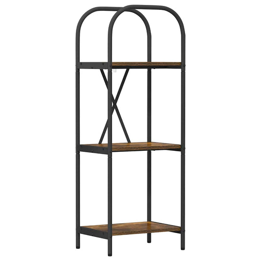 vidaXL Ράφι Βιβλίων Καπνιστό Δρύς 40 x 30 x 109 εκ Επεξεργασμένο ξύλο