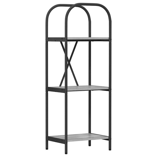vidaXL Ράφι Βιβλίων Γκρι sonoma 40 x 30 x 109 εκ Επεξεργασμένο ξύλο