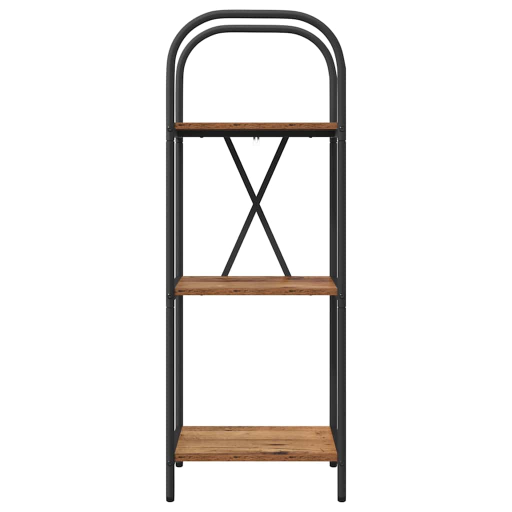 vidaXL Ράφι Βιβλίων Παλαιό ξύλο 40 x 30 x 109 εκ Επεξεργασμένο ξύλο