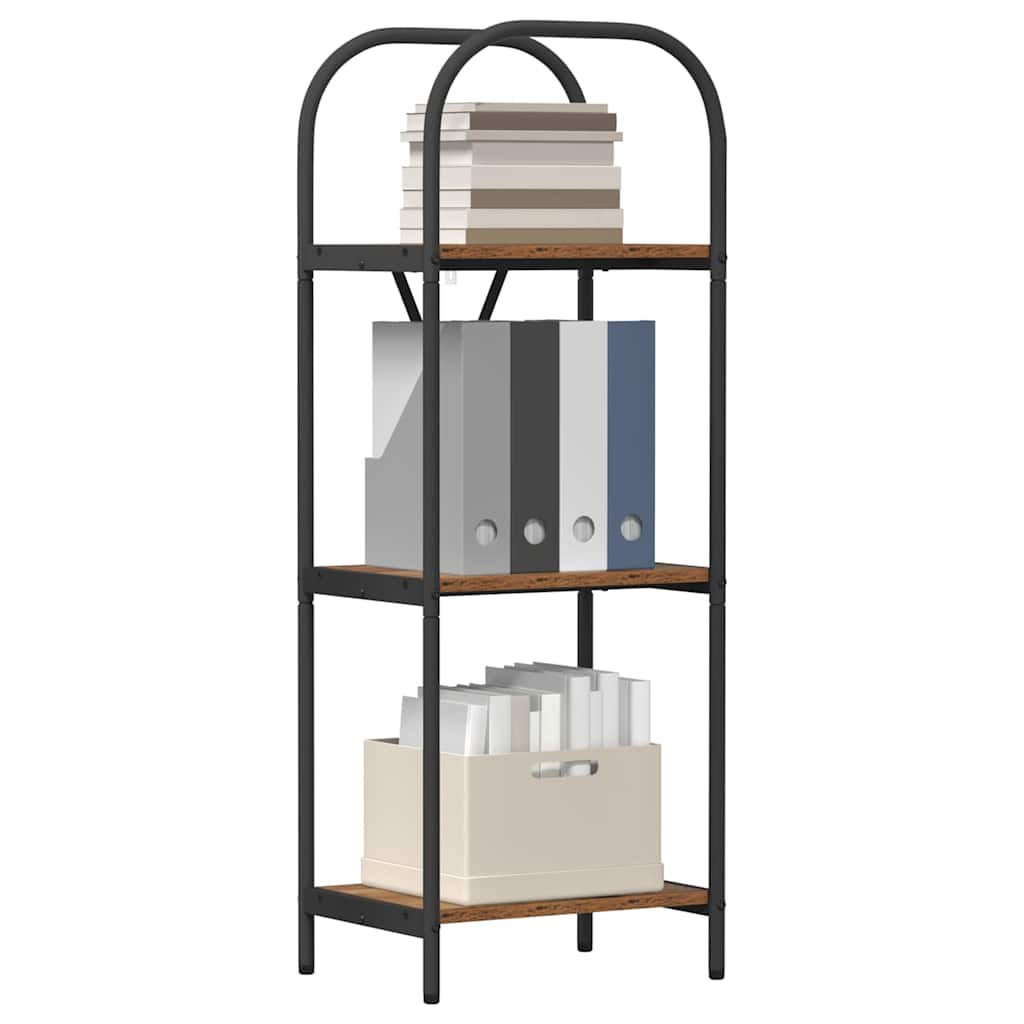 vidaXL Ράφι Βιβλίων Παλαιό ξύλο 40 x 30 x 109 εκ Επεξεργασμένο ξύλο