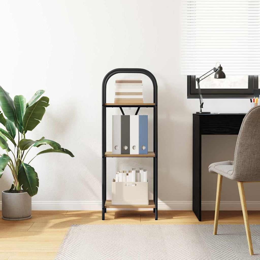 vidaXL Ράφι Βιβλίων artisan δρυς 40 x 30 x 109 εκ Επεξεργασμένο ξύλο