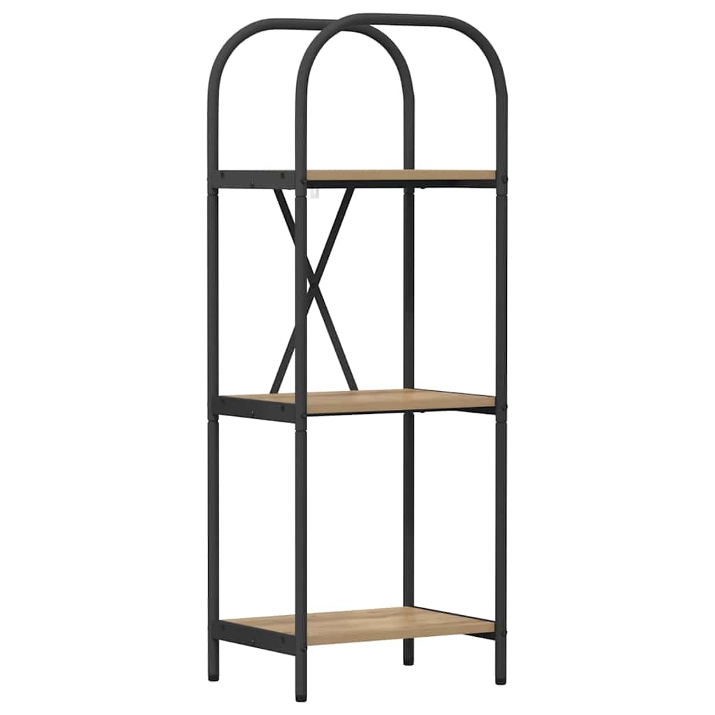 vidaXL Ράφι Βιβλίων artisan δρυς 40 x 30 x 109 εκ Επεξεργασμένο ξύλο