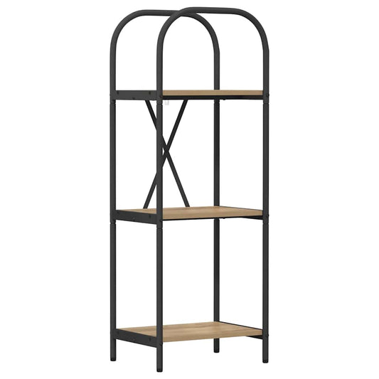 vidaXL Ράφι Βιβλίων artisan δρυς 40 x 30 x 109 εκ Επεξεργασμένο ξύλο