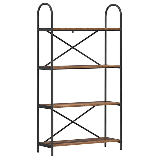 vidaXL Ράφι Βιβλίων Παλαιό ξύλο 80 x 30 x 146 εκ Επεξεργασμένο ξύλο