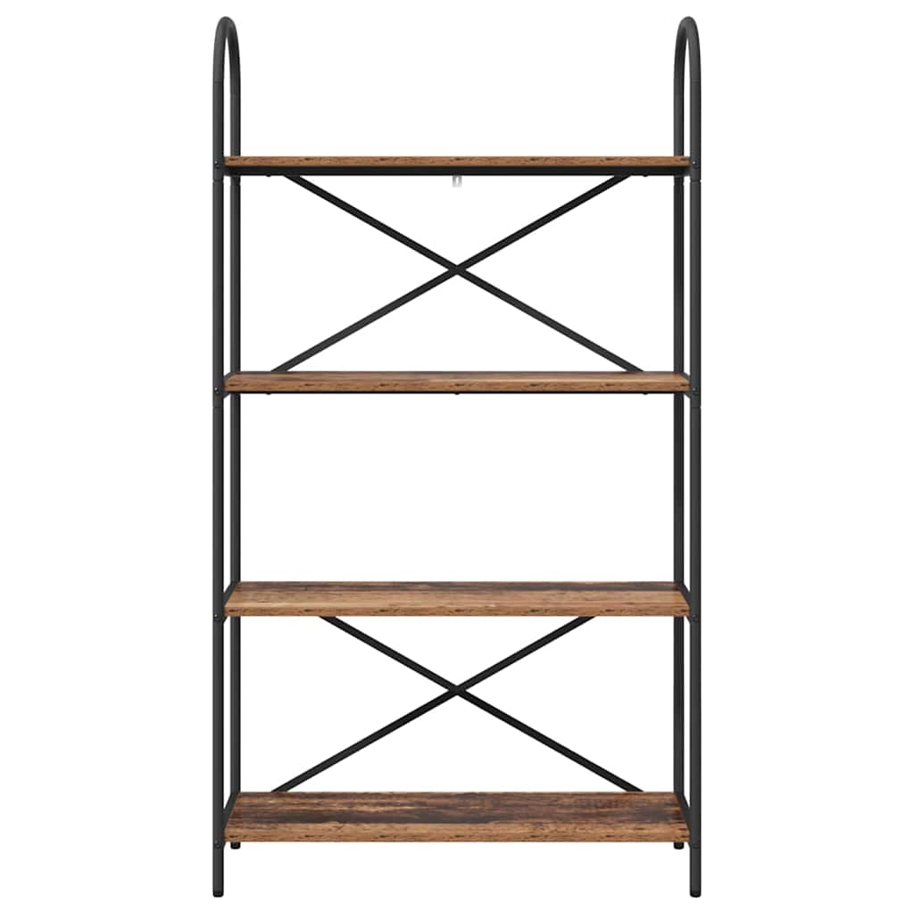 vidaXL Ράφι Βιβλίων Παλαιό ξύλο 80 x 30 x 146 εκ Επεξεργασμένο ξύλο