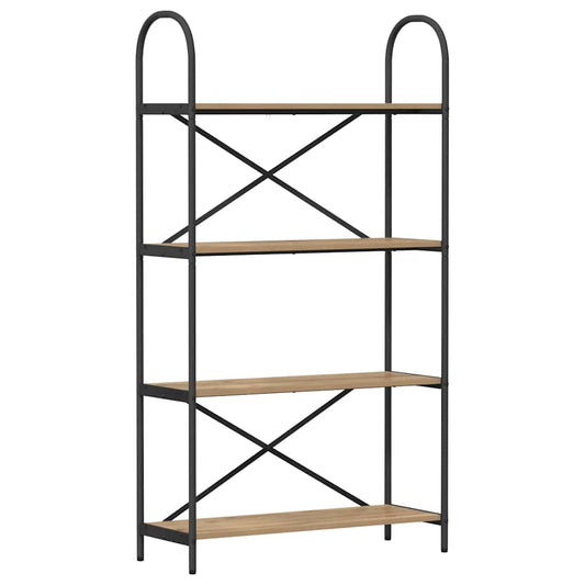 vidaXL Ράφι Βιβλίων artisan δρυς 80 x 30 x 146 εκ Επεξεργασμένο ξύλο