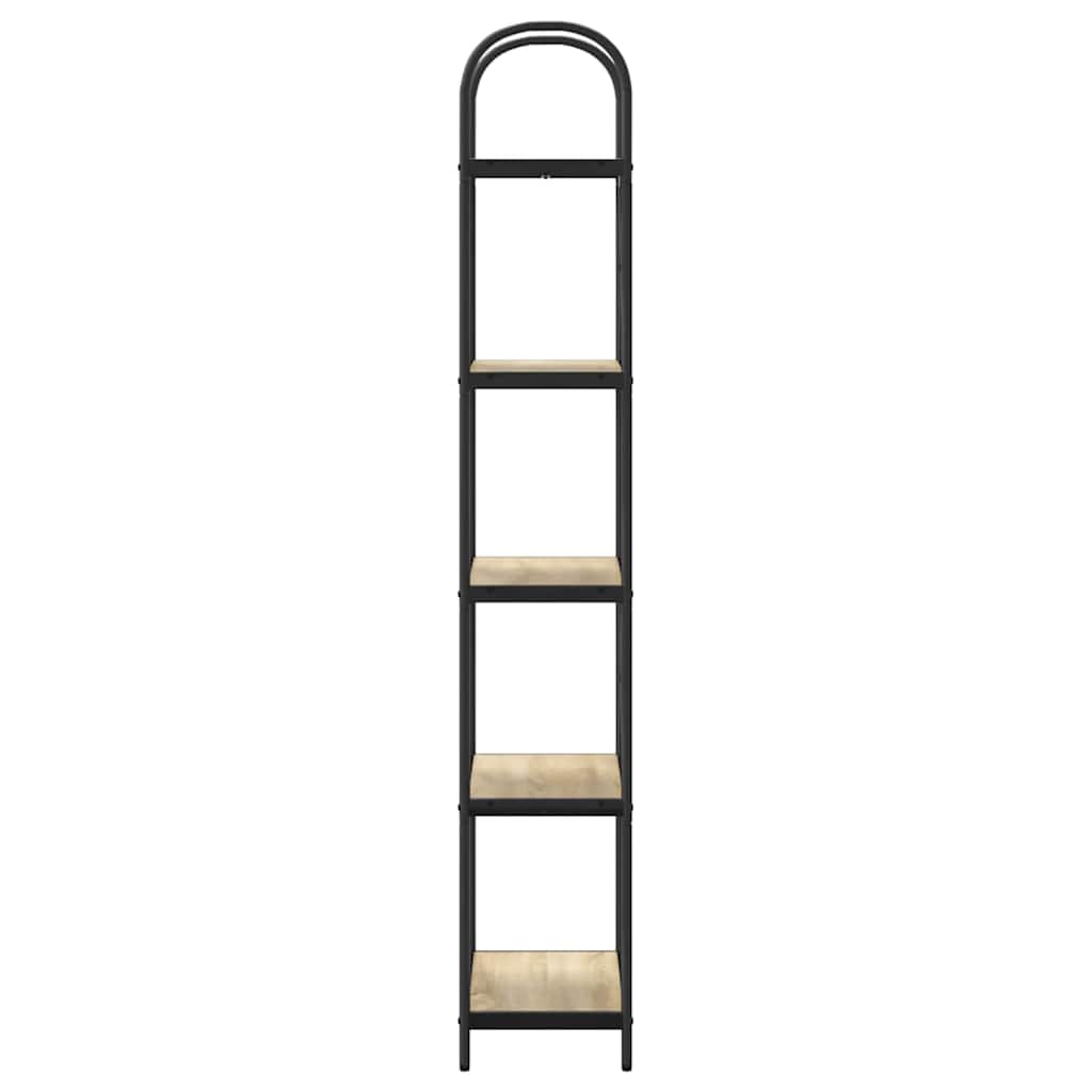 vidaXL Ράφι Βιβλίων Sonoma Δρυς 60 x 30 x 183 εκ Επεξεργασμένο ξύλο