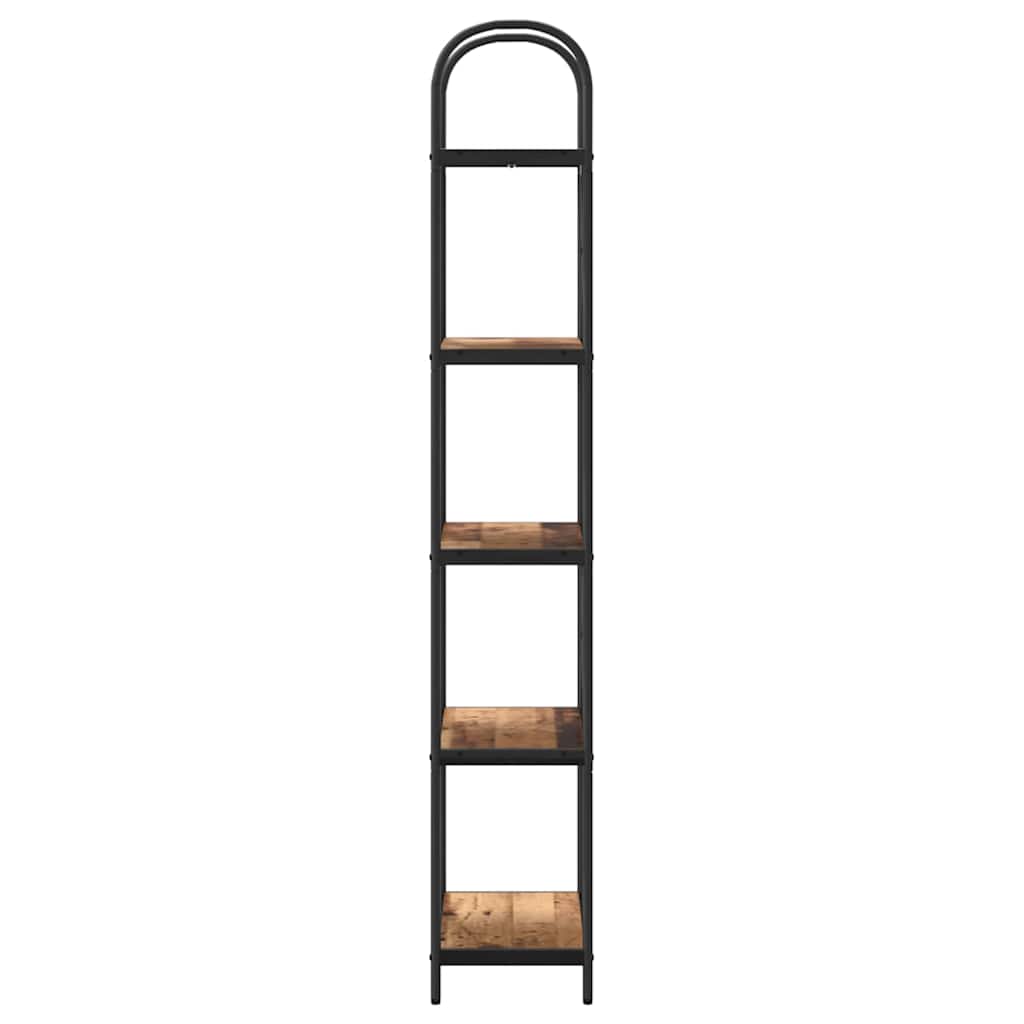 vidaXL Ράφι Βιβλίων Παλαιό ξύλο 60 x 30 x 183 εκ Επεξεργασμένο ξύλο