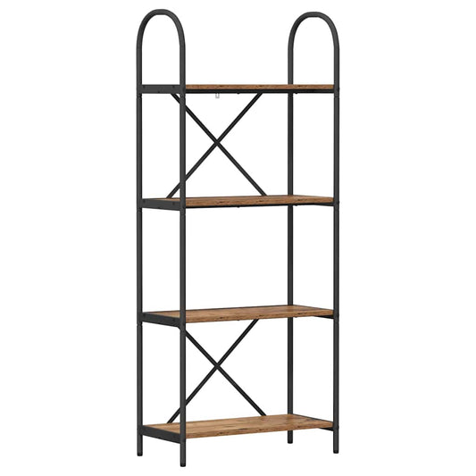 vidaXL Ράφι Βιβλίων Παλαιό ξύλο 60 x 30 x 146 εκ Επεξεργασμένο ξύλο