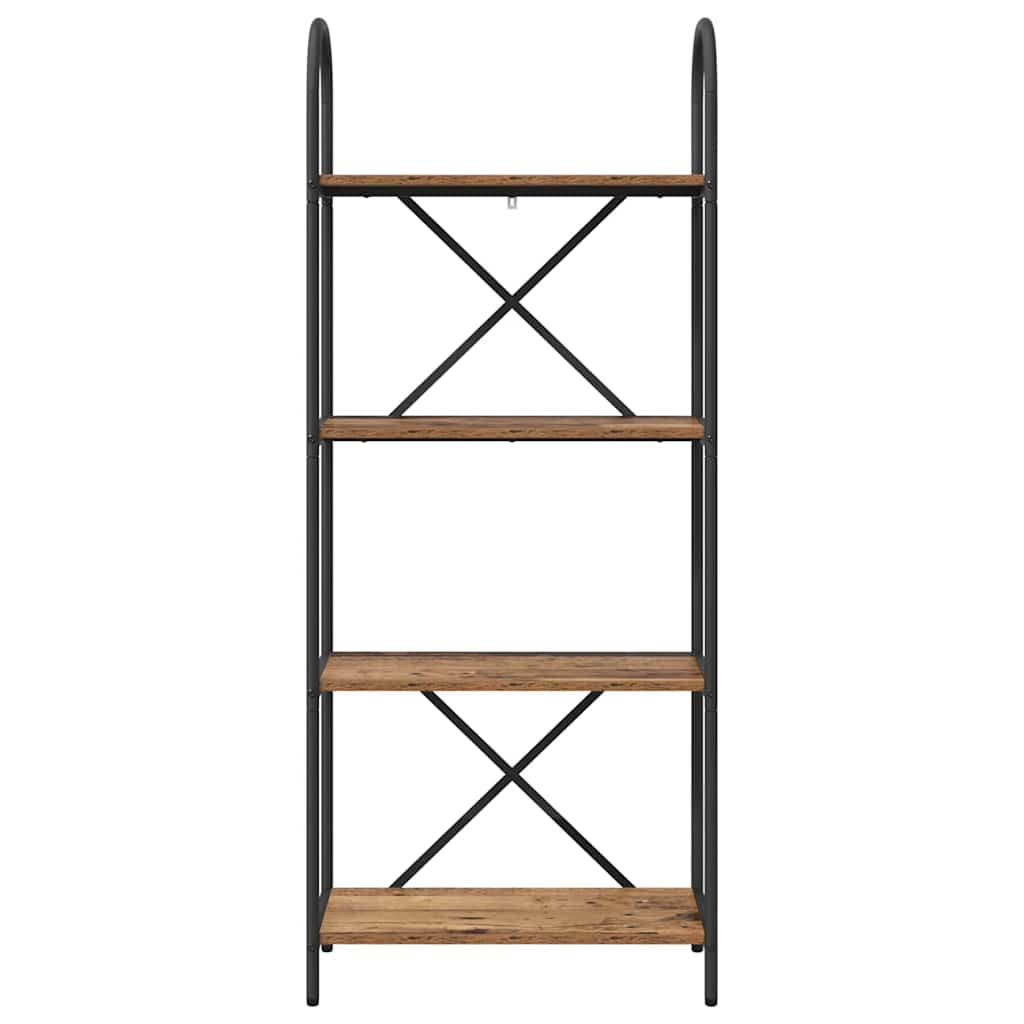 vidaXL Ράφι Βιβλίων Παλαιό ξύλο 60 x 30 x 146 εκ Επεξεργασμένο ξύλο