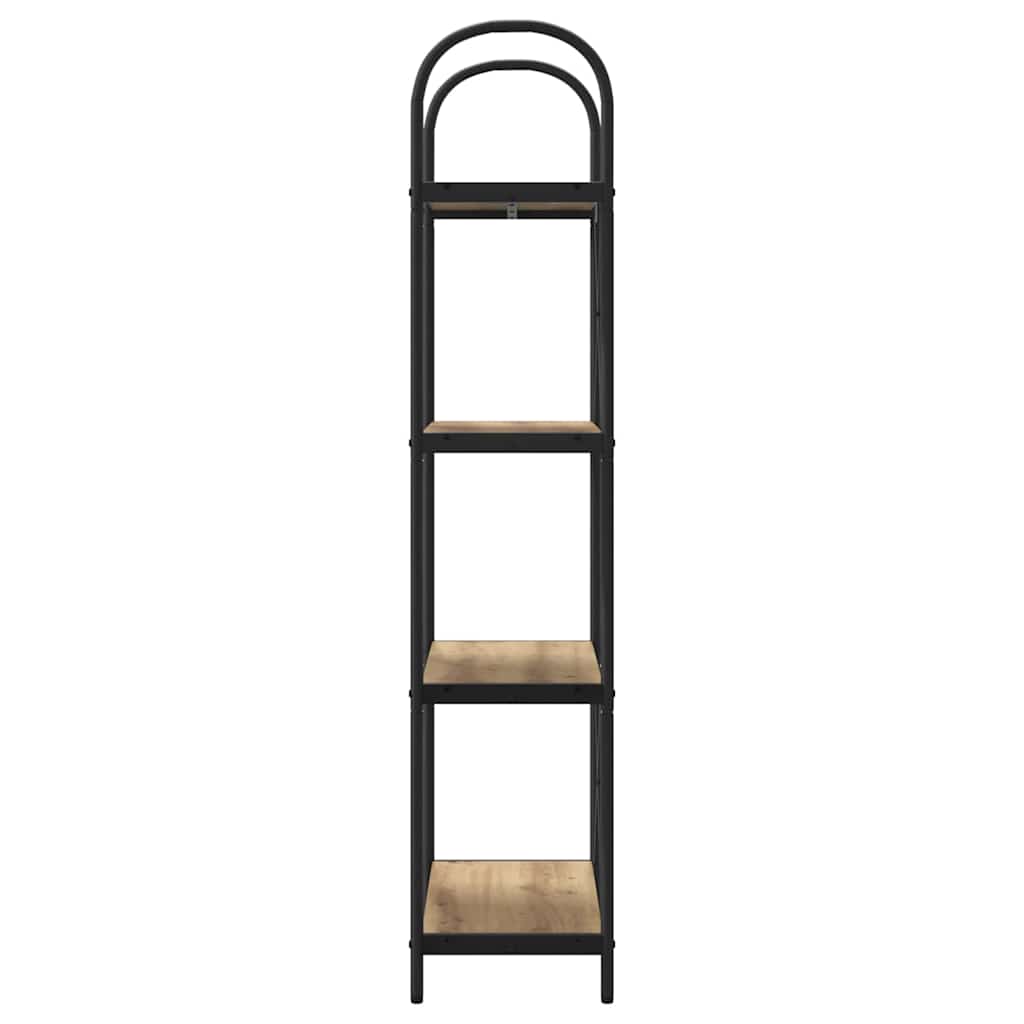 vidaXL Ράφι Βιβλίων artisan δρυς 60 x 30 x 146 εκ Επεξεργασμένο ξύλο