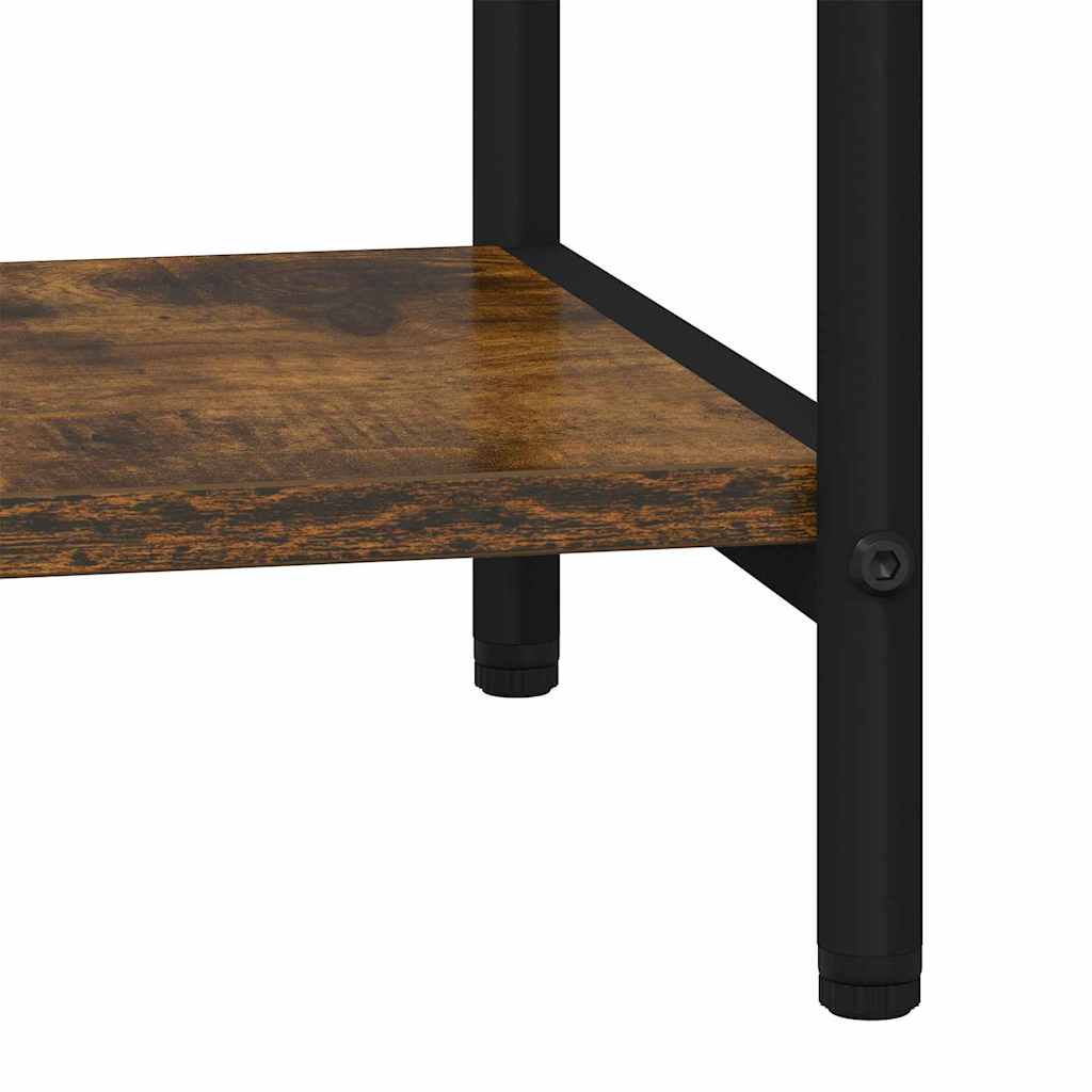 vidaXL Ράφι Βιβλίων Καπνιστή δρυς 60 x 30 x 109 εκ Επεξεργασμένο ξύλο